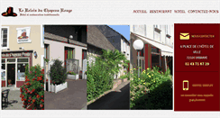 Desktop Screenshot of lerelaisduchapeaurouge.com