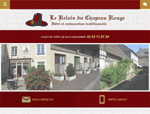 Tablet Screenshot of lerelaisduchapeaurouge.com